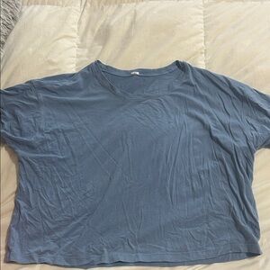 lululemon athletica Blue Crop Top